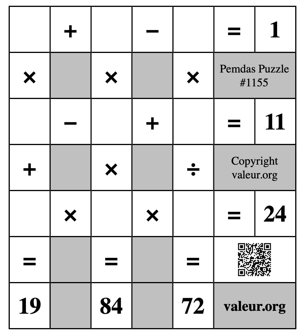 Pemdas Puzzle #1155