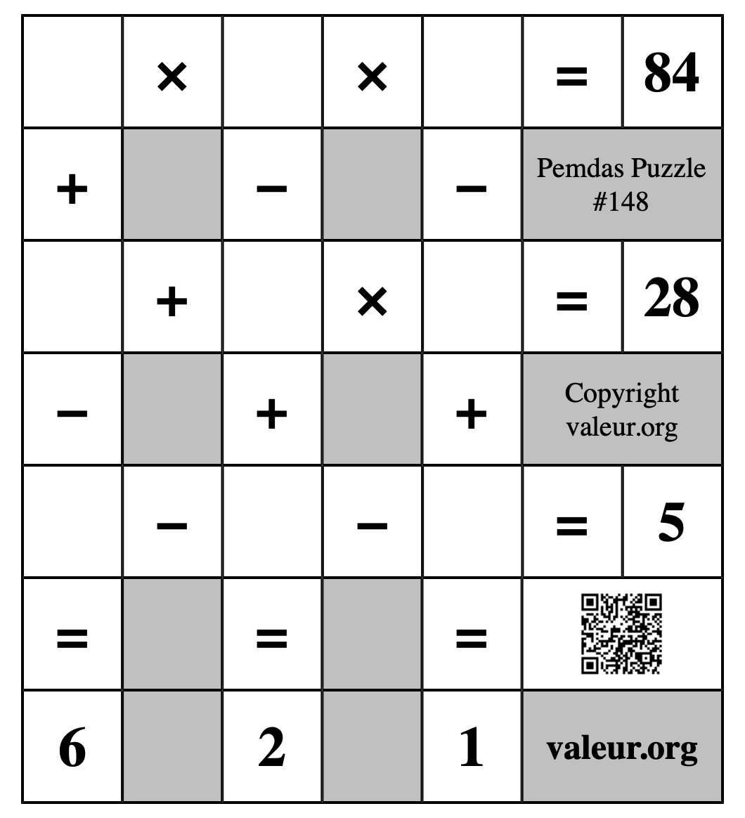 Pemdas Puzzle #148