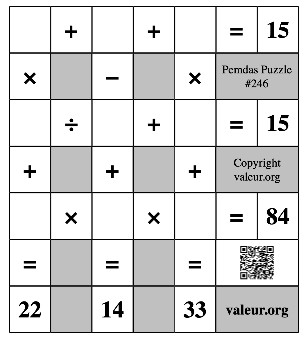 Pemdas Puzzle #246