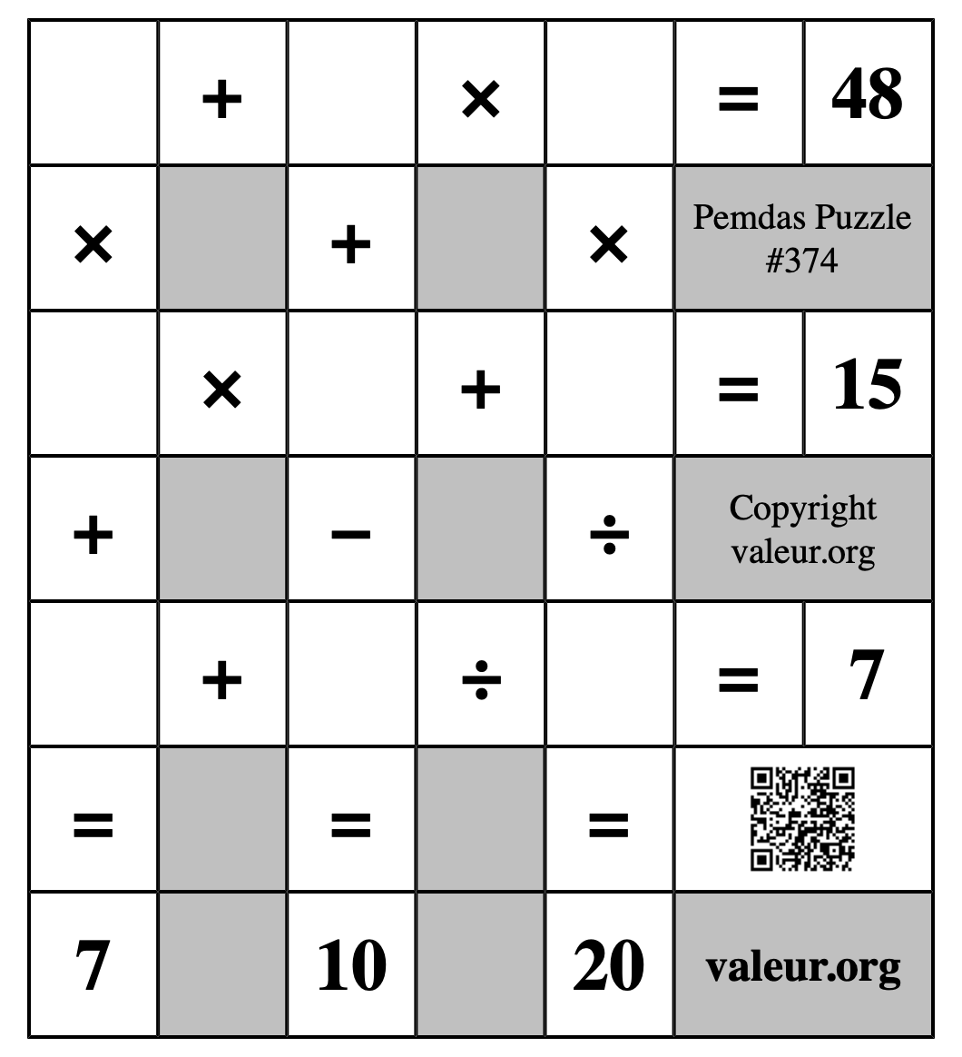 Pemdas Puzzle #374