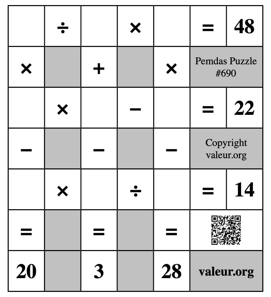 Pemdas Puzzle #690