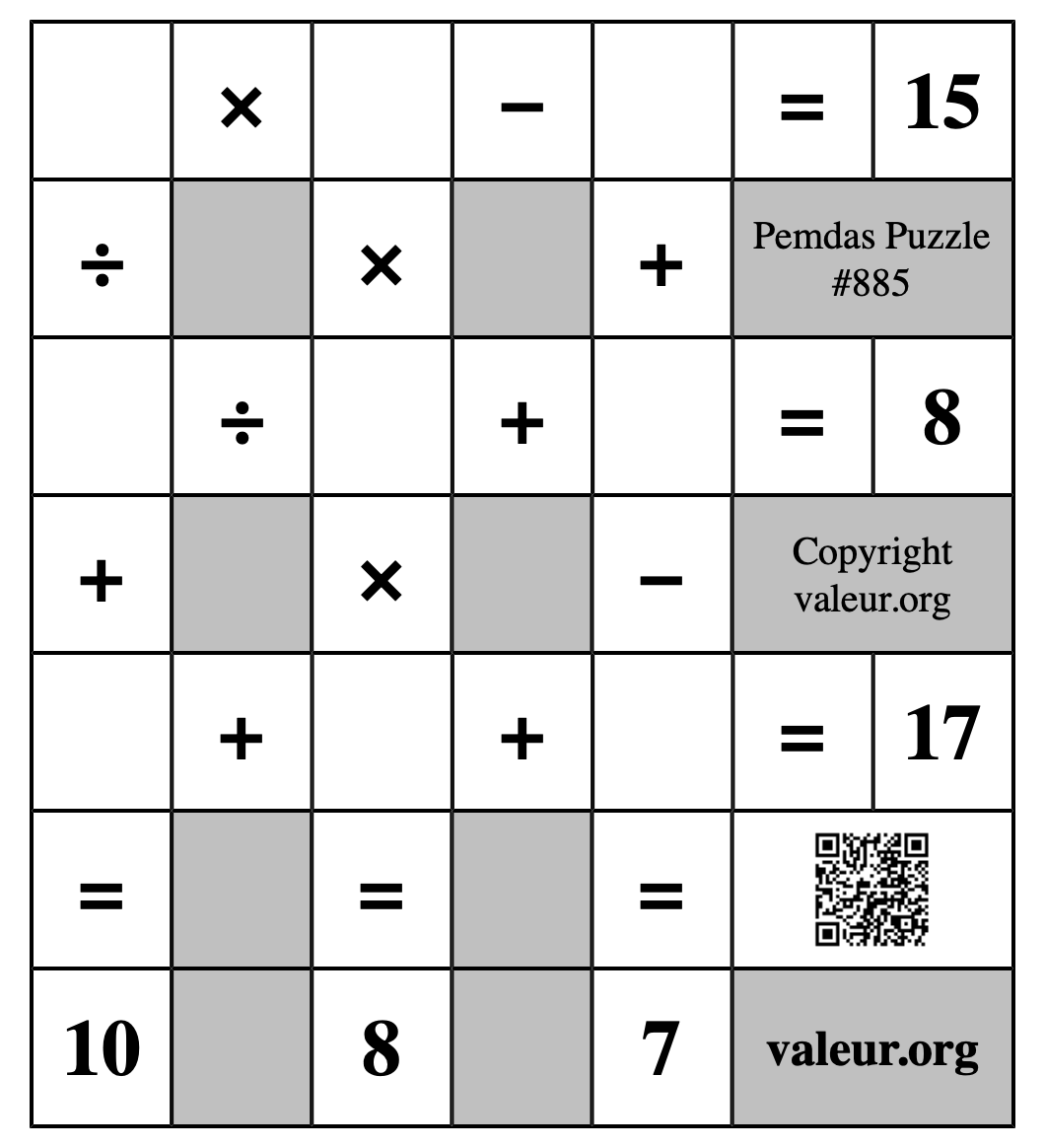 Pemdas Puzzle #885