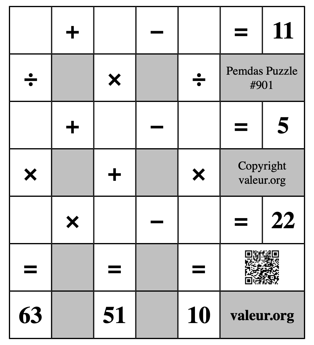 Pemdas Puzzle #901
