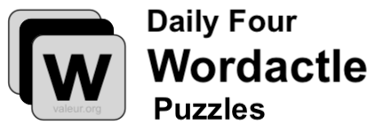 Daily Four Wordactle Puzzles