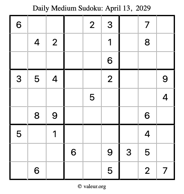 April Style Sudoku, At Home: Outfits 1–5