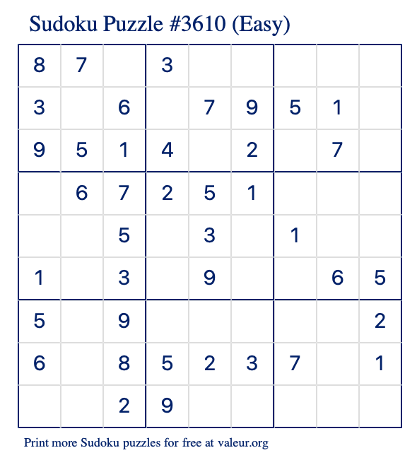 Easy sudoku puzzles for free, play web sudoku for beginners