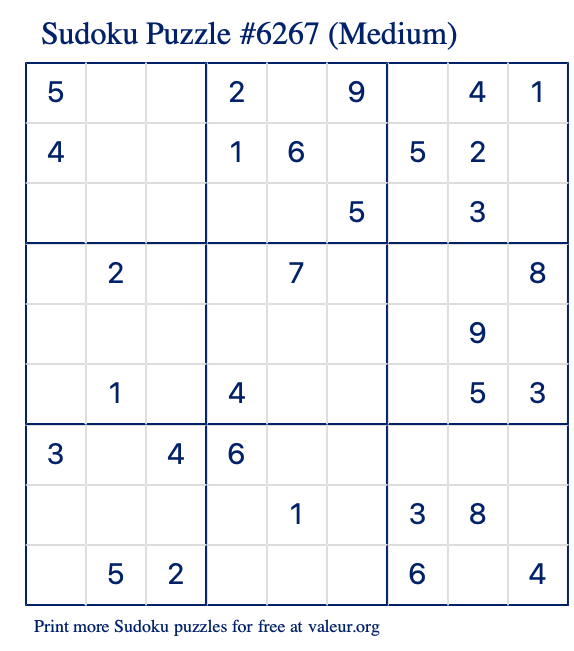 Sudoku - Medium 