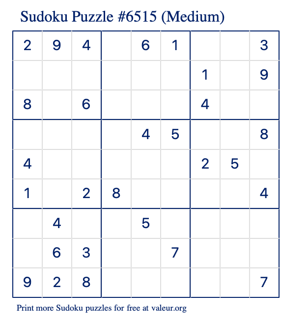 Solutions for Sudoku #105 and #106 (Medium) - Free Printable Puzzles