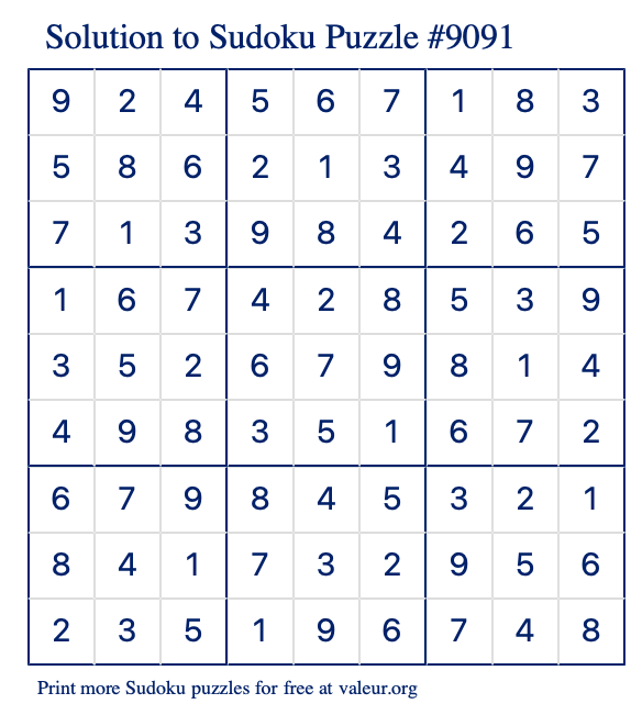 Sudoku #909 and #910 (Medium) - Free Printable Puzzles